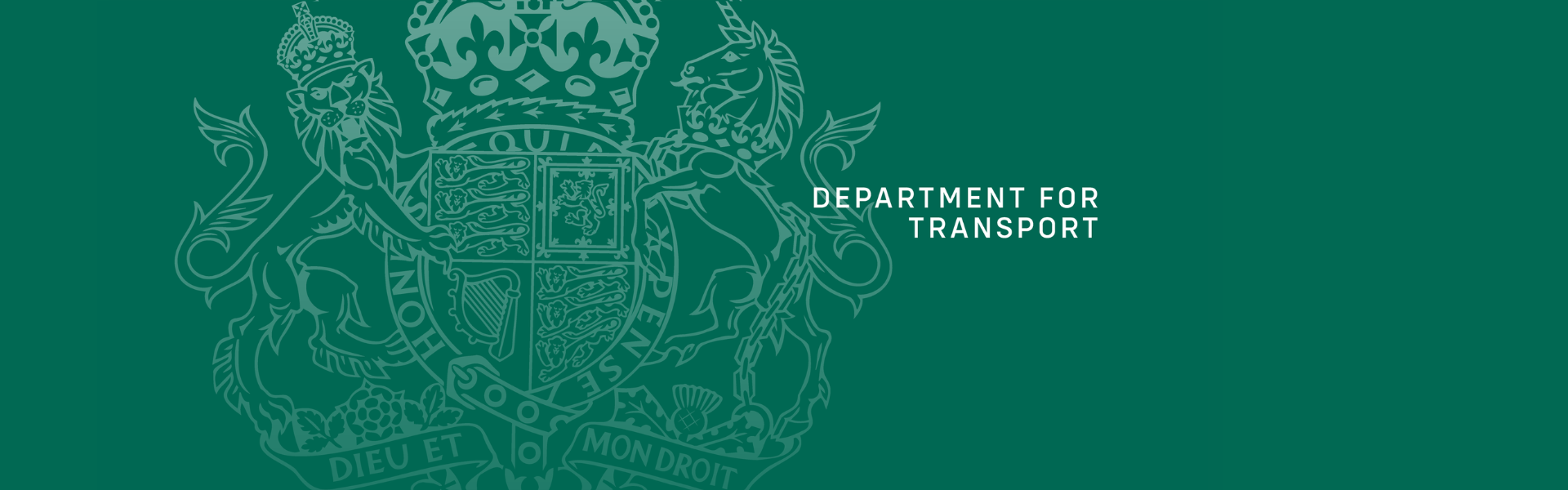 Department for Transport cover image