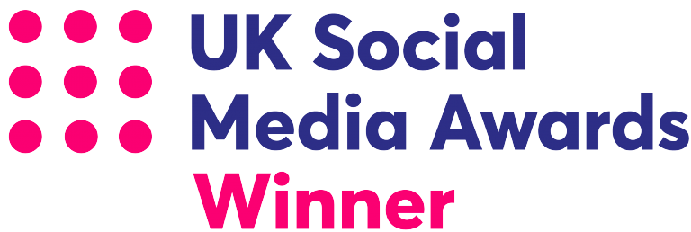 Winner at the UK Social Media Awards.